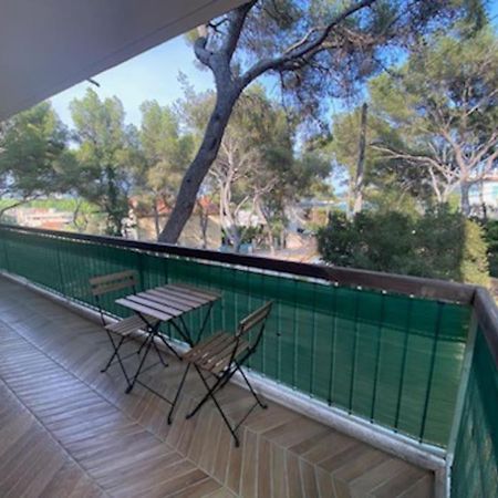 T2 Avec Clim Et Terrasse Vue Mer, Les Sablettes Ла-Сейн-сюр-Мер Экстерьер фото