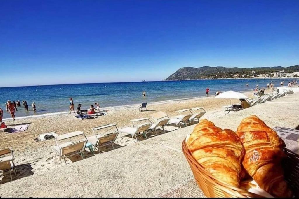 T2 Avec Clim Et Terrasse Vue Mer, Les Sablettes Ла-Сейн-сюр-Мер Экстерьер фото