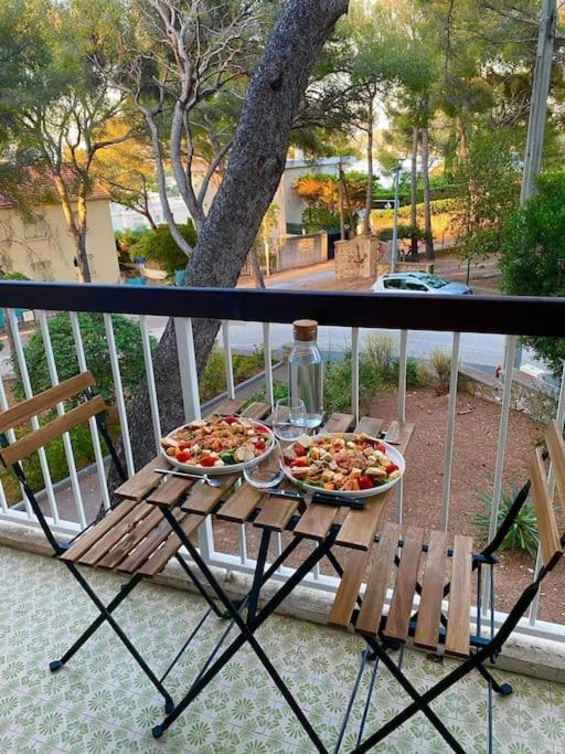T2 Avec Clim Et Terrasse Vue Mer, Les Sablettes Ла-Сейн-сюр-Мер Экстерьер фото